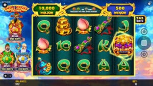 Screenshot of Asian themed slots