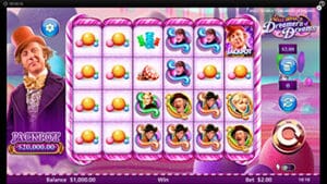 Screenshot of Willy Wonka Online Slot